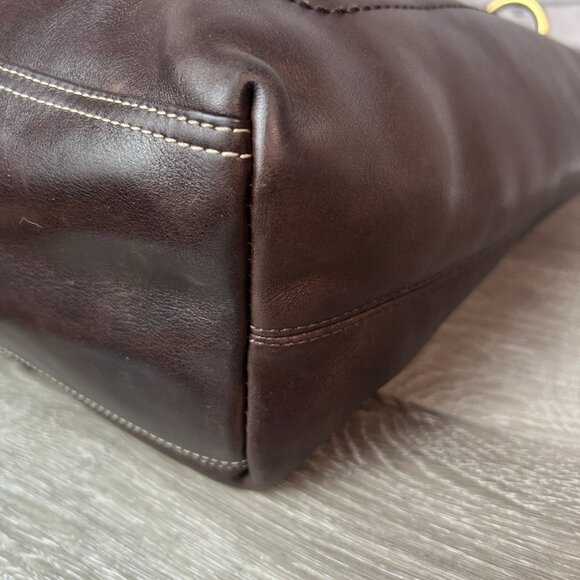 Coach F13757 Lily Legacy Brown Shoulder Bag - Picture 4 of 6